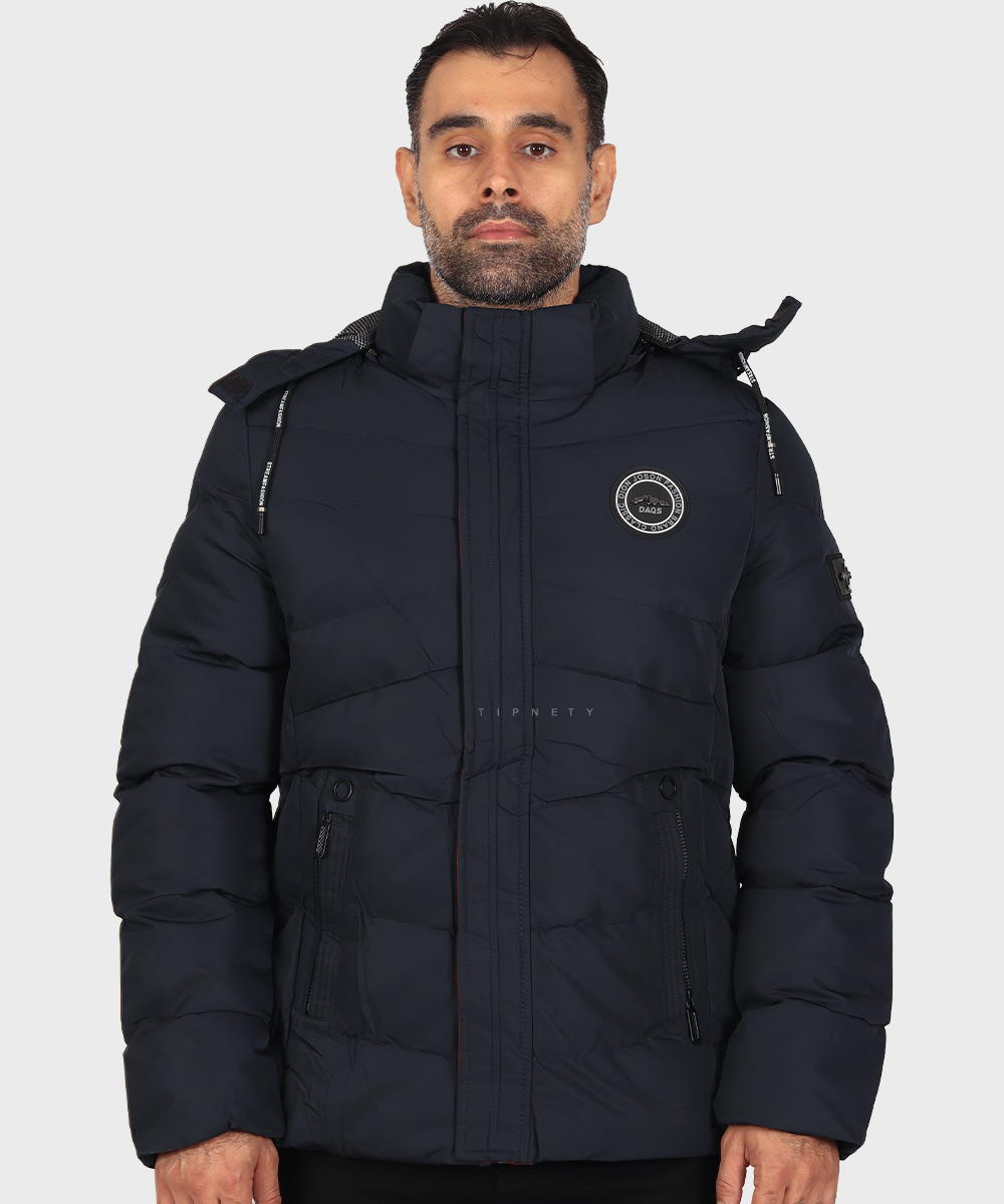                 سورمه ای سبز مشکی زمستانه کاپشن 7059  - تصویر 3