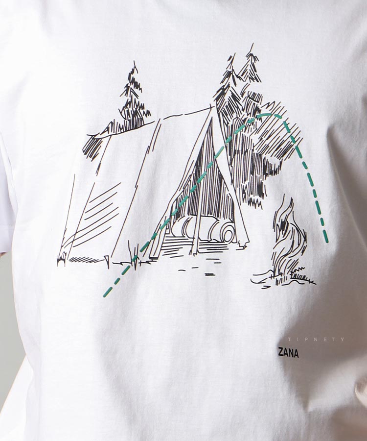                 سفید تیشرت چاپی 1103  - تصویر 3