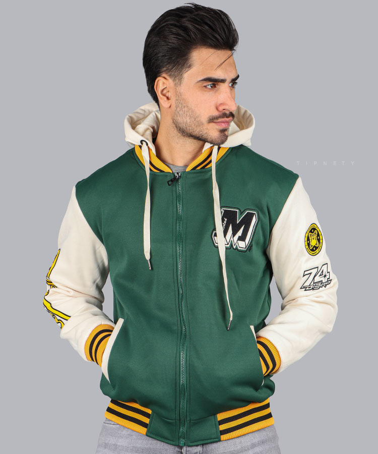 سویشرت مردانه مدل بیسبالی 7756