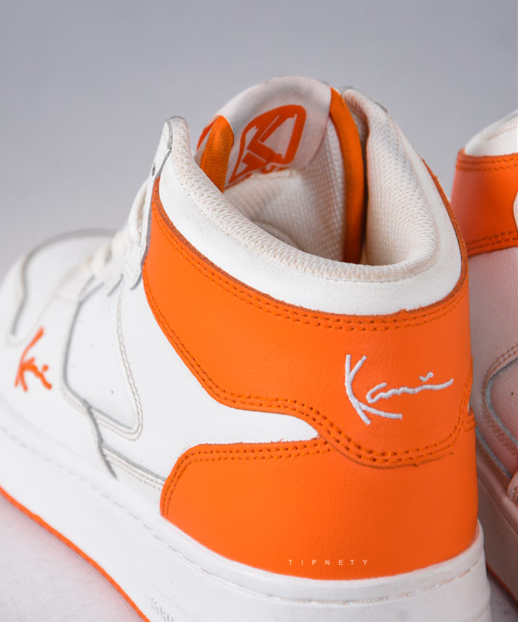 کتونی نارنجی نیم ساق برند کارل کانی 8007