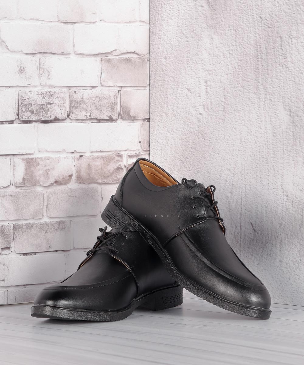 کفش چرم مجلسی مردانه مشکی 0503