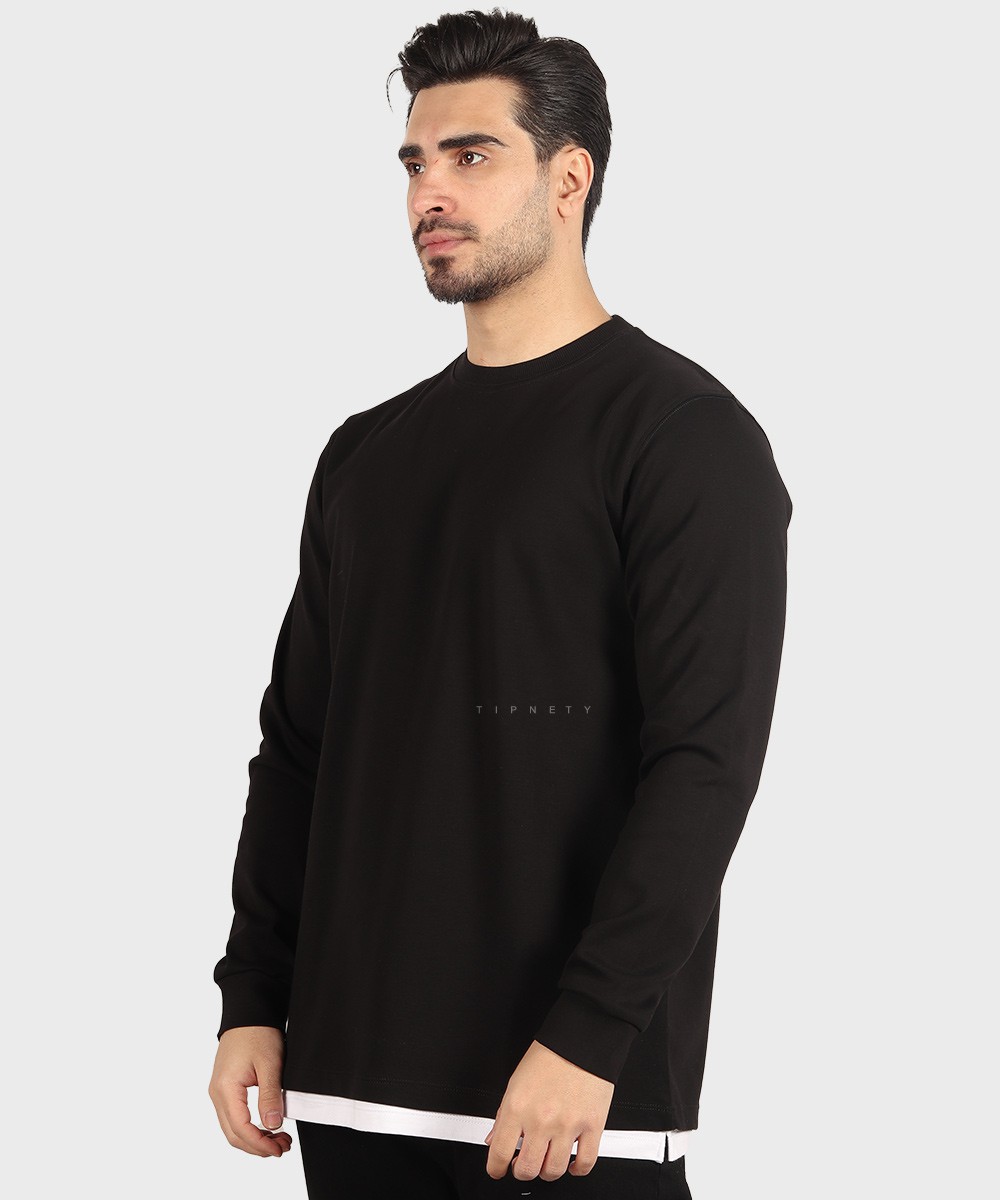       مشکی شیری پاییزه تیشرت 2419  - تصویر 6