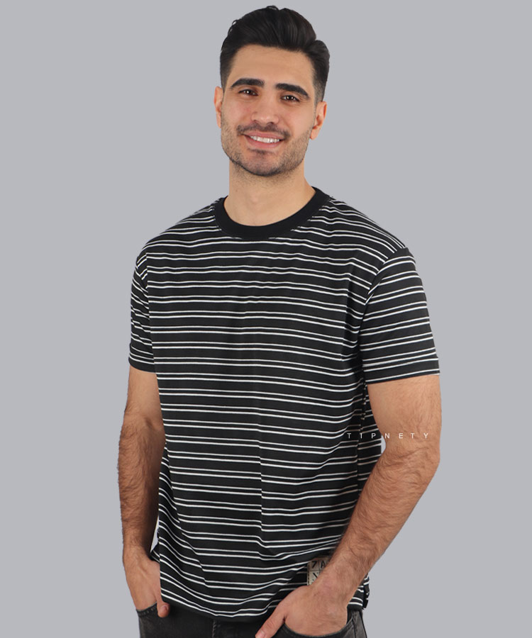 تیشرت لش مشکی رینگر 1275