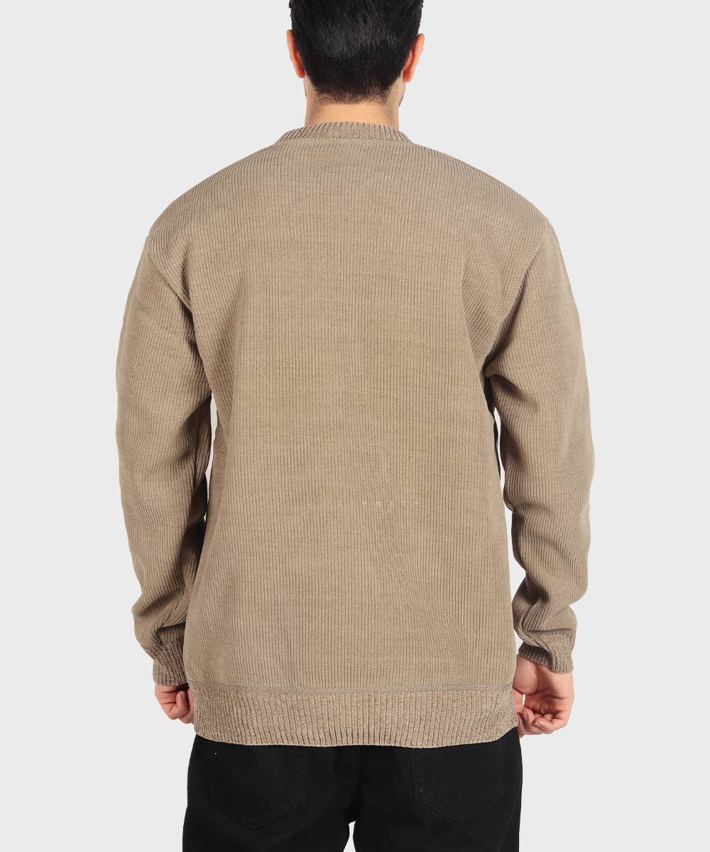 مشکی عسلی شیری خاکی پاییزه پلیور 7191  - تصویر 8