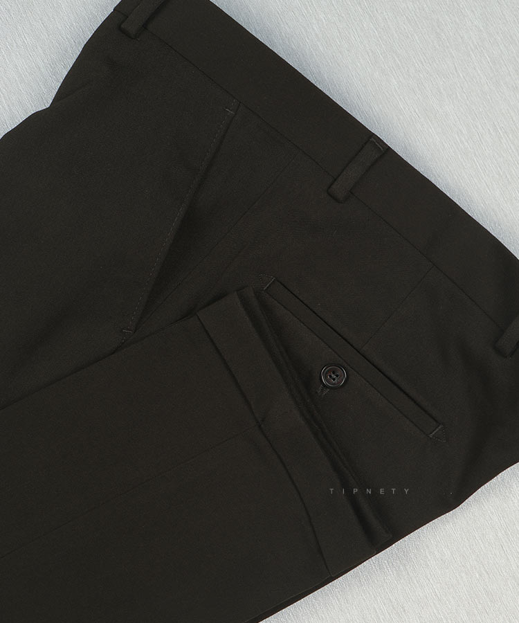                                                       سبز مشکی شلوار پارچه ای فیت 2954  - تصویر 4