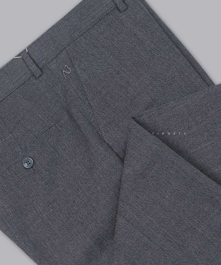                                                 آبی دودی طوسی شکلاتی قهوه ای شلوار پارچه ای راسته 0810  - تصویر 4