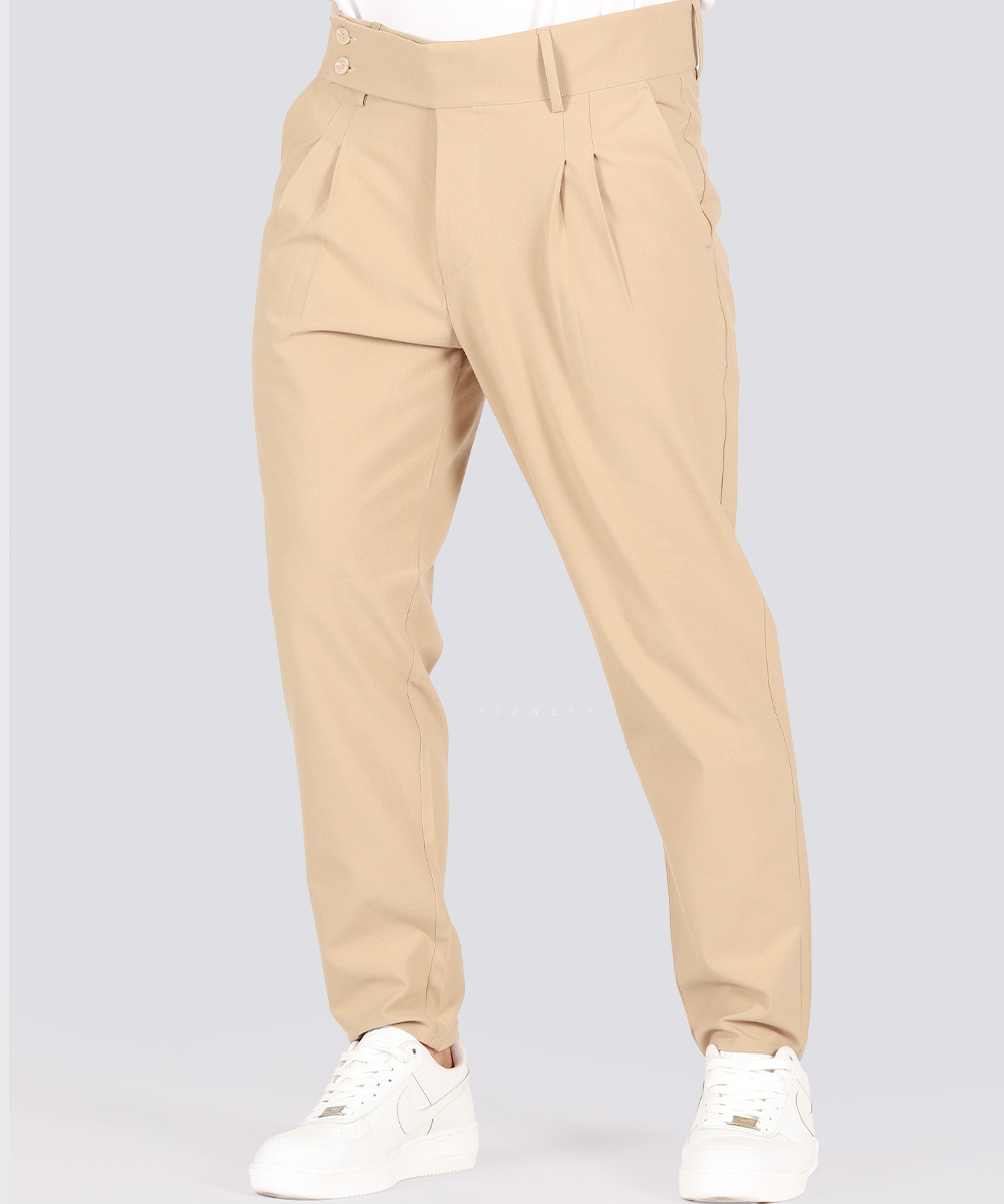         روشن       کرم مشکی سبز کرم روشن شکلاتی ذغالی شلوار پارچه ای فیت 0480  - تصویر 30