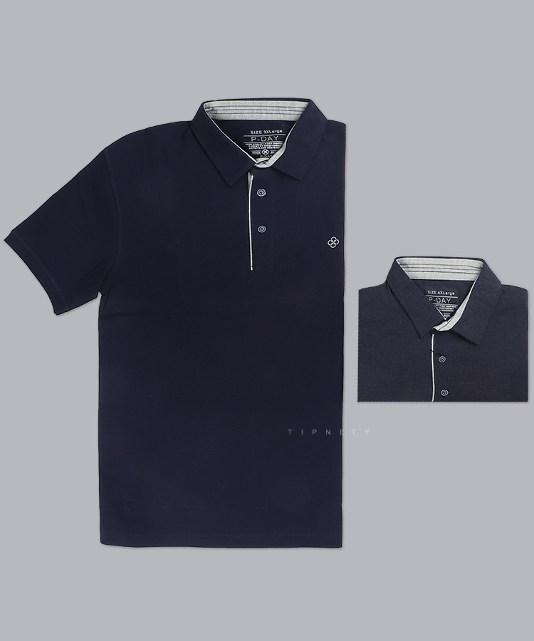 تیشرت یقه دار سایز بزرگ مردانه 6205