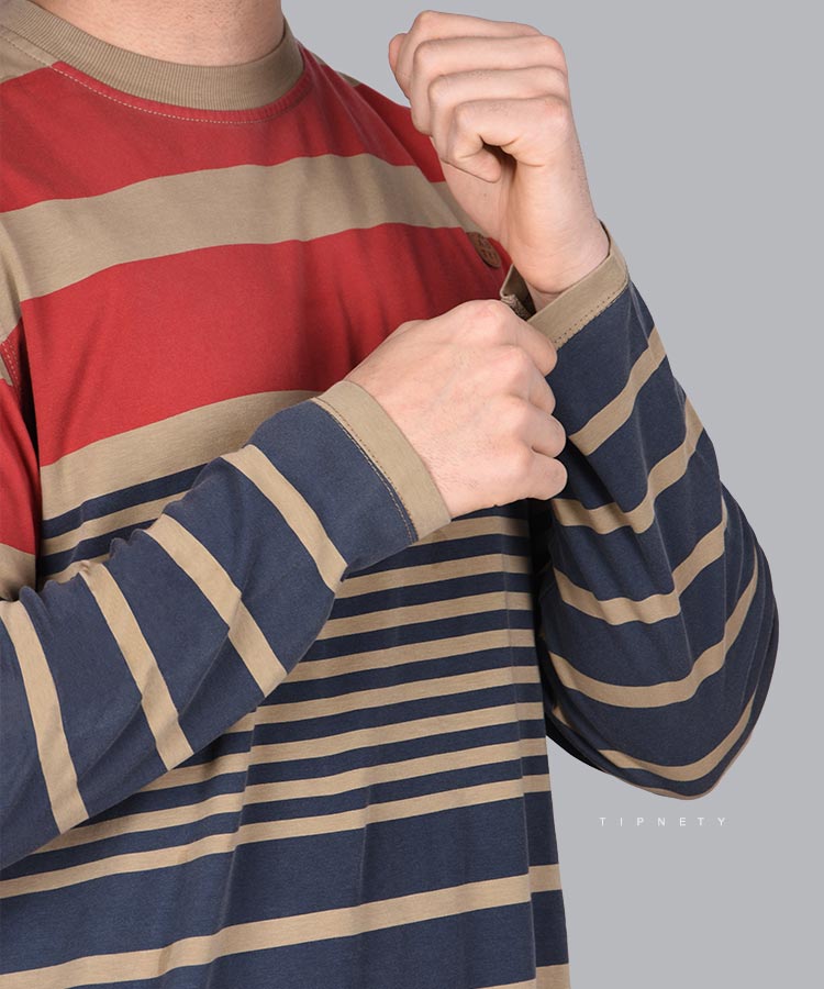                                                                                 خاکی طوسی سبز کرم پاییزه تیشرت 0909  - تصویر 8