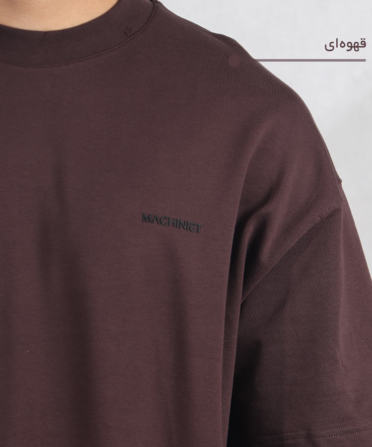                                                                                                                                                                                                                                                                                                                                                                                                                                 سفید مشکی سبز نفتی پرتقالی نوک مدادی بنفش کاربنی کله غازی سورمه ای قهوه ای آبی کالباسی کرم استخوانی تیشرت لش 1780  - تصویر 14