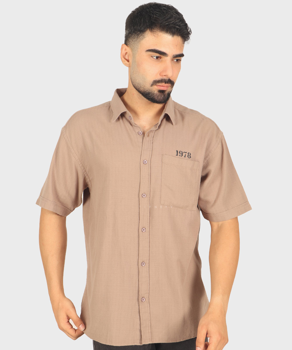 پیراهن لش مردانه تک جیب 0920