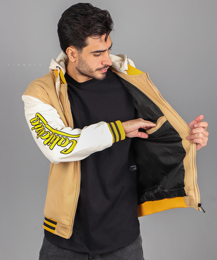                                                                                                                         مشکی سبز کرم پاییزه سویشرت 7756  - تصویر 4