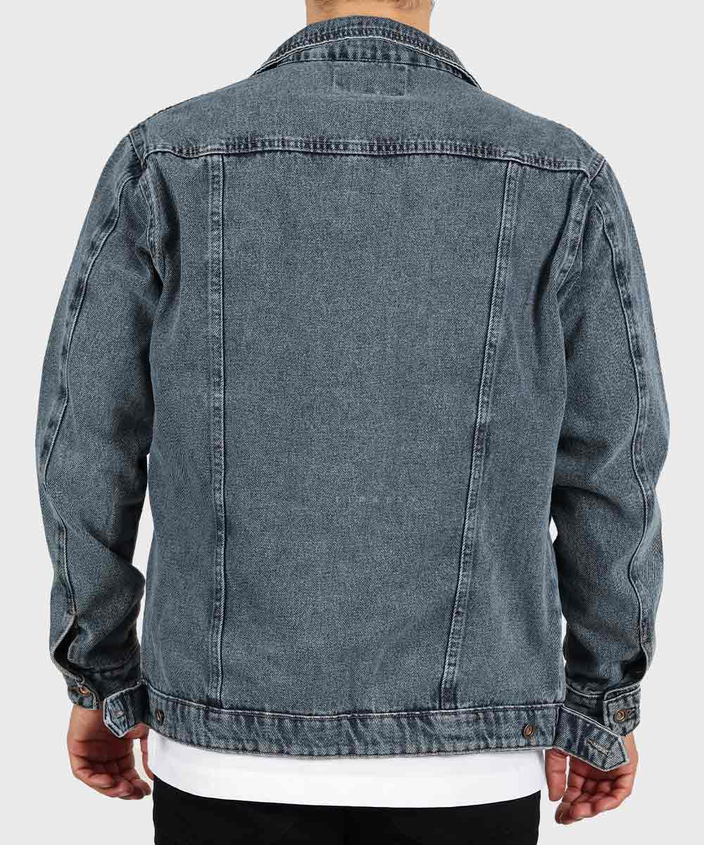     آبی چرک زمستانه کت جین 0213  - تصویر 5