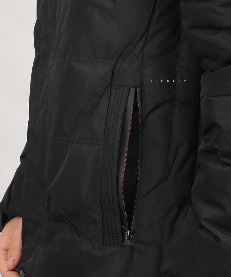                                                                       سورمه ای لجنی مشکی سبز زمستانه کاپشن 7065  - تصویر 8