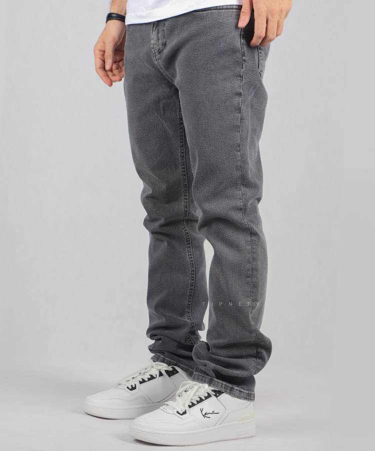                                     طوسی تینت ذغالی آبی شلوار جین رگولار 3823  - تصویر 7