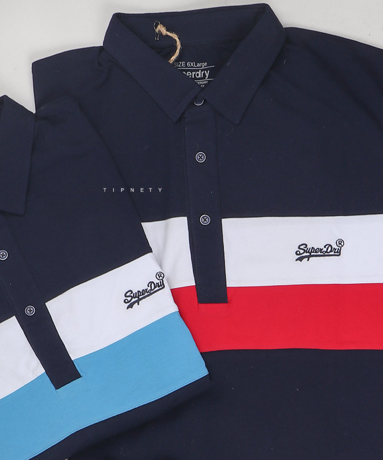 تیشرت یقه دار سایز بزرگ مردانه 5808