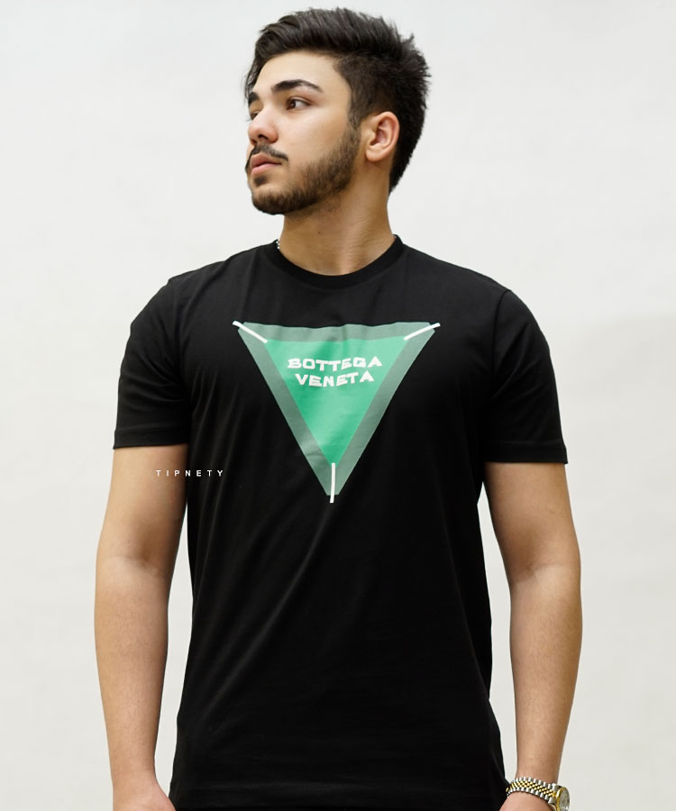 تیشرت طرح دار مردانه بوتگا ونتا 1853