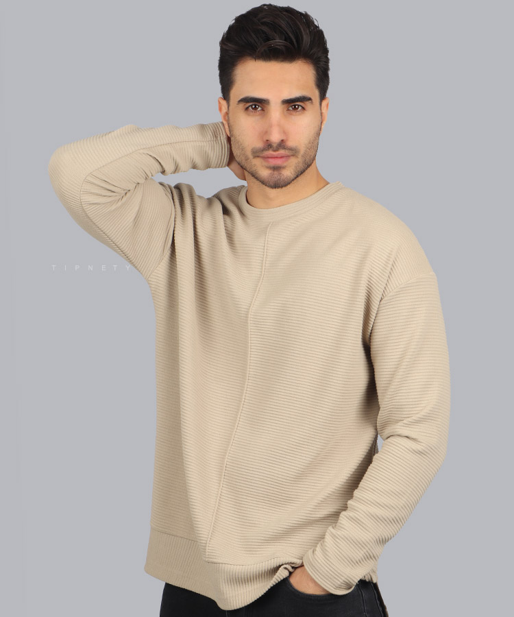                                                 سفید خاکی مشکی پاییزه تیشرت 1148  - تصویر 5