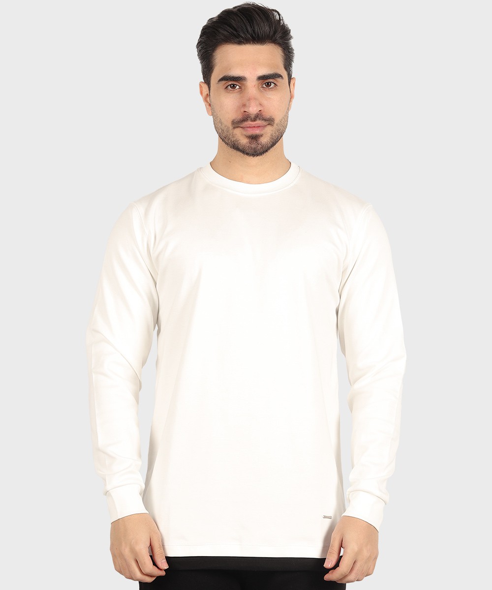 تیشرت آستین بلند مردانه ساده 2419