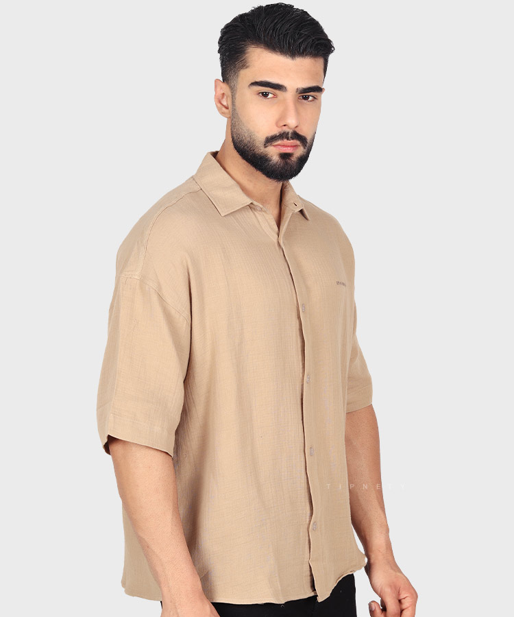                                                                       خاکی آبی قهوه ای کله غازی صدری مشکی پیراهن لش 0623  - تصویر 6