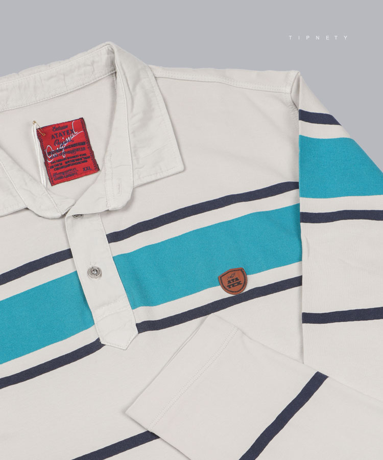 تیشرت یقه دار مردانه آستین بلند 1400