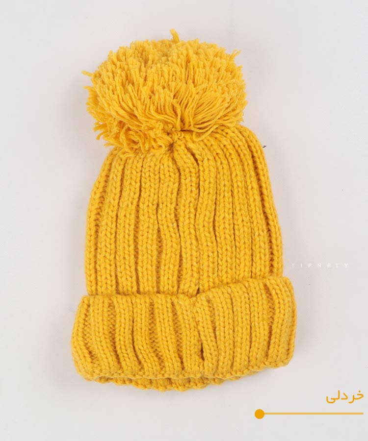                                                                         کرم مشکی سفید یاسی خردلی کلاه زمستانی 0364  - تصویر 4