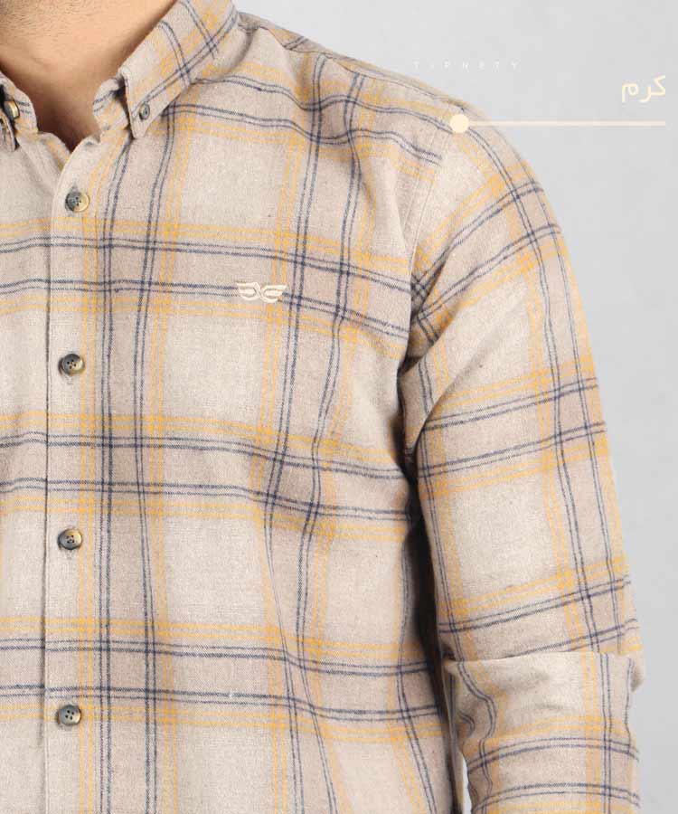                                                                                                                                                                                                                                                             کرم قرمز یاسی سبز صورتی پاییزه پیراهن 0496  - تصویر 4