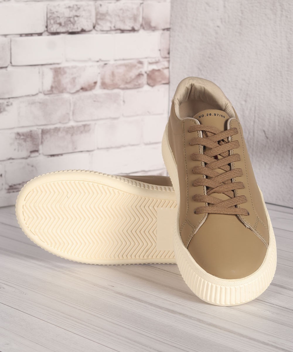           سفید شکلاتی سبز طوسی تیره کفش کژوال 0091  - تصویر 7