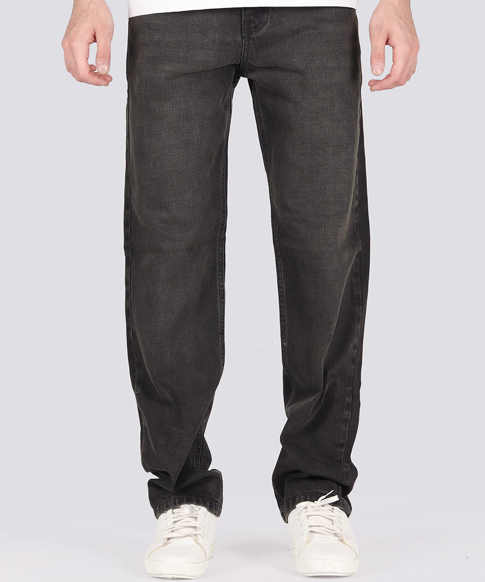 شلوار جین راسته مردانه سبز 2911