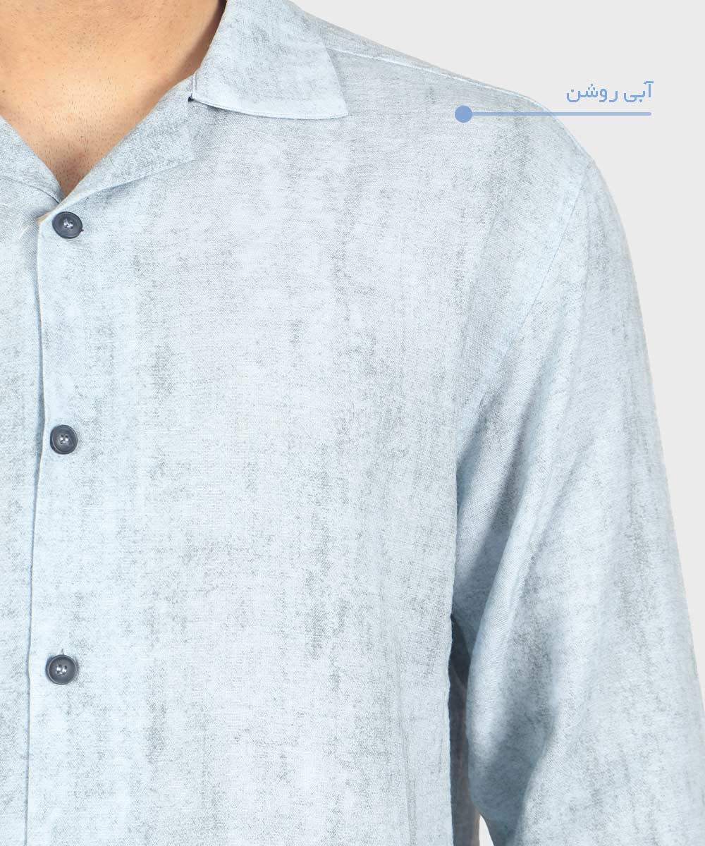                         مشکی استخوانی آبی روشن سورمه ای سبز پیراهن یقه انگلیسی 4410  - تصویر 7