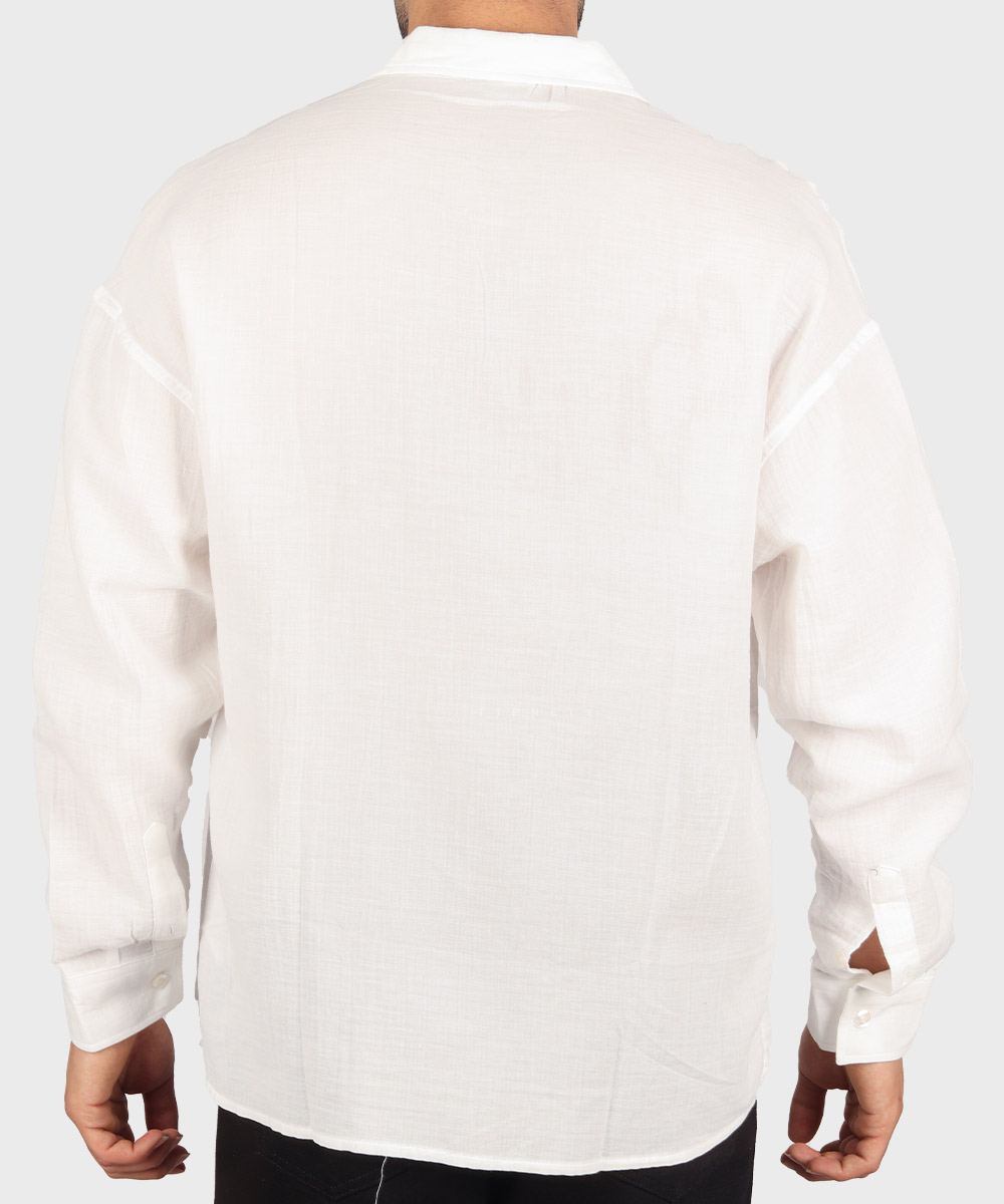 آبی روشن خاکی پیراهن لش 0641         سفید پیراهن لش 0643  - تصویر 4