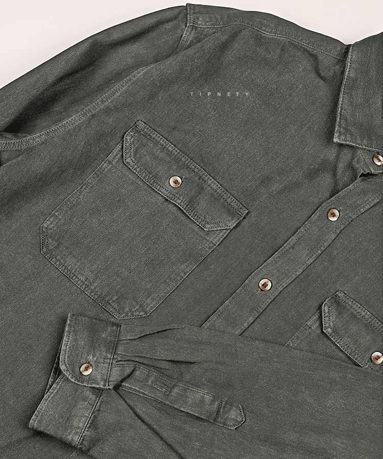 پیراهن مردانه آستین بلند جین 4133