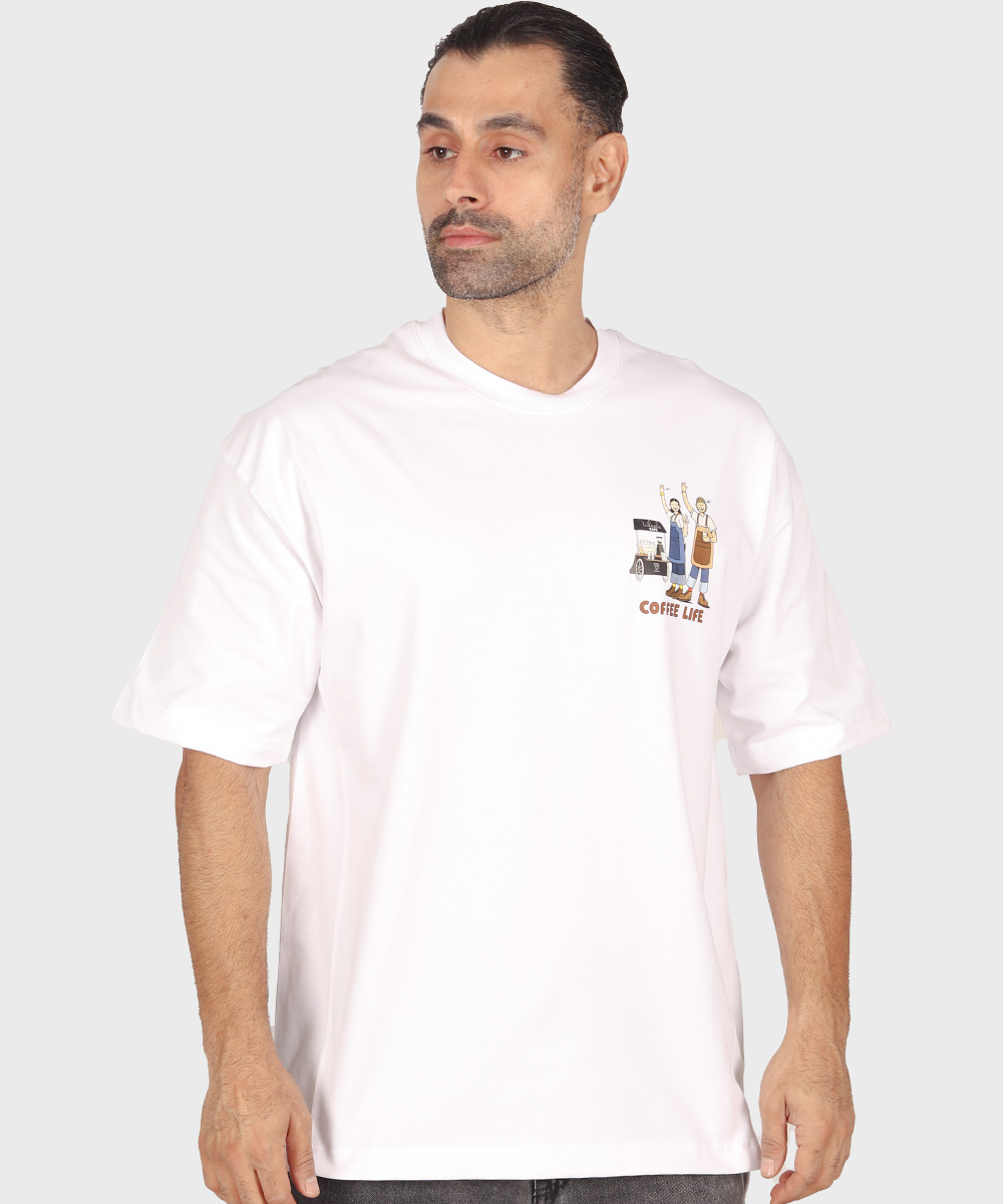 سبز             کرم روشن سفید تیشرت لش 1720  - تصویر 3