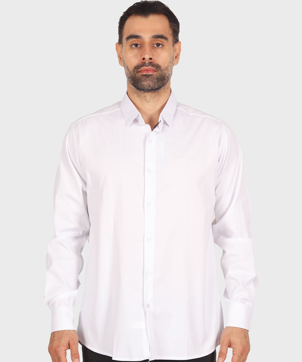 پیراهن مردانه آستین بلند بافت میله ای 0387
