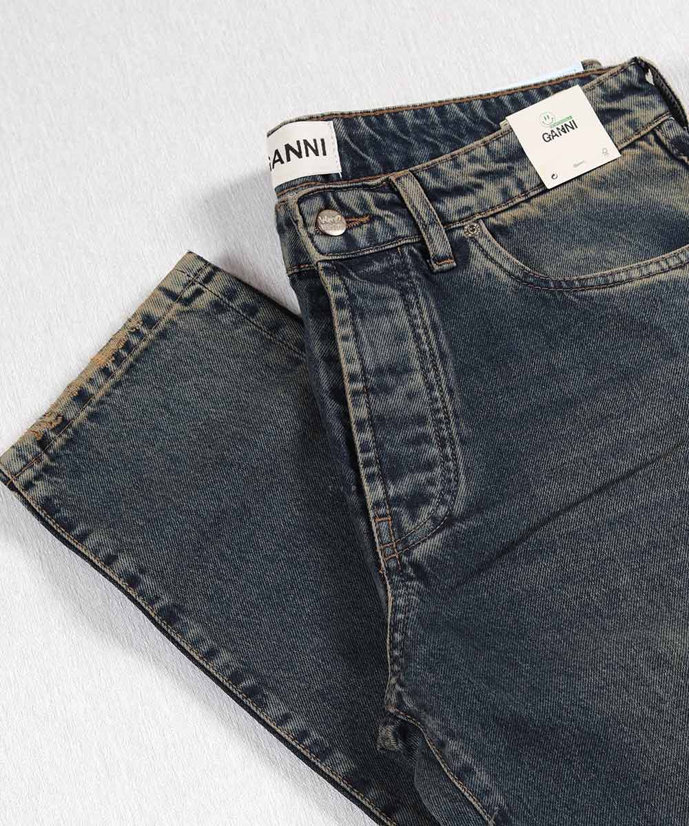 مشکی تینت سورمه ای دودی آبی یخی شلوار جین مام فیت 3932  - تصویر 14