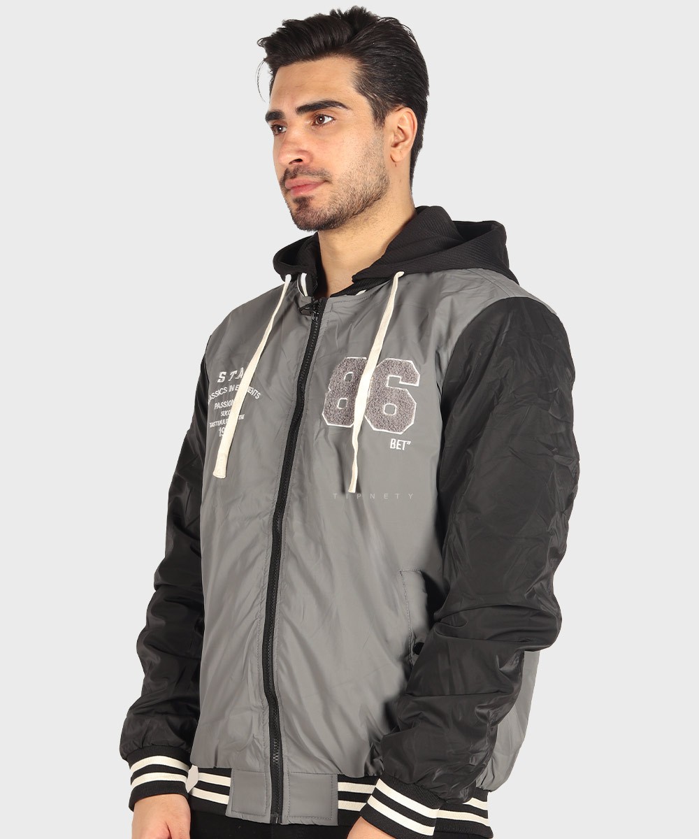                 لجنی طوسی مشکی پاییزه سویشرت 7036  - تصویر 4