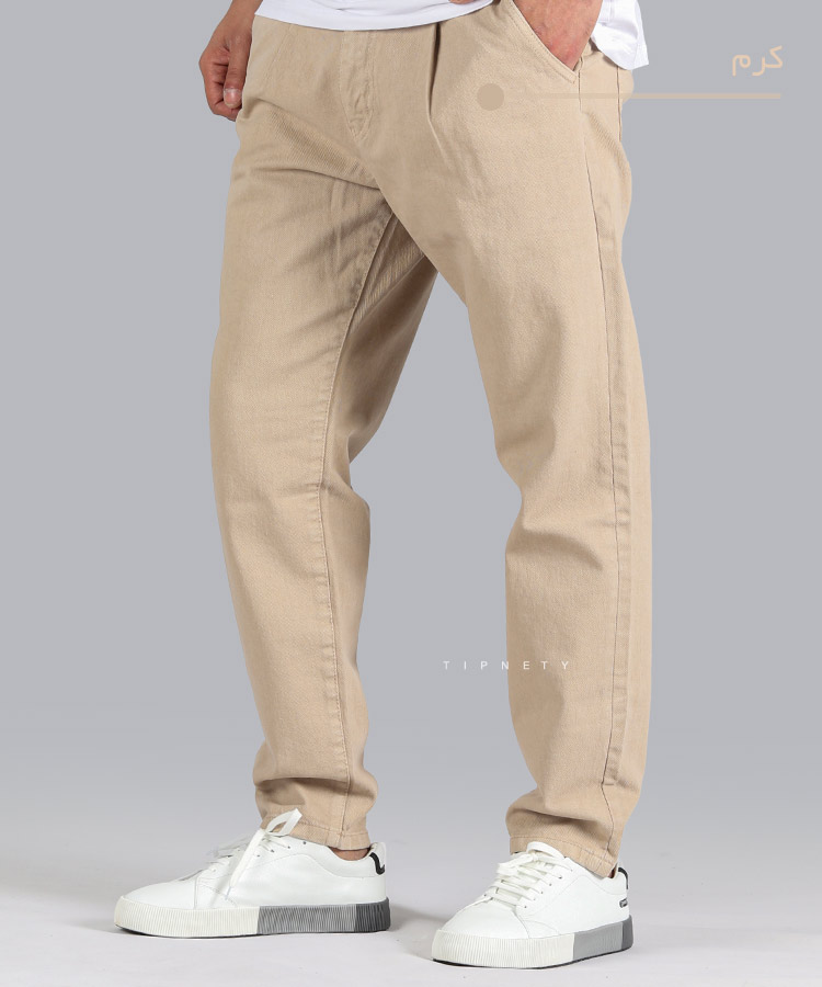                       تیره   کرم سبز طوسی روشن طوسی تیره نخودی کرم تیره   شلوار جین مام استایل 7016  - تصویر 10