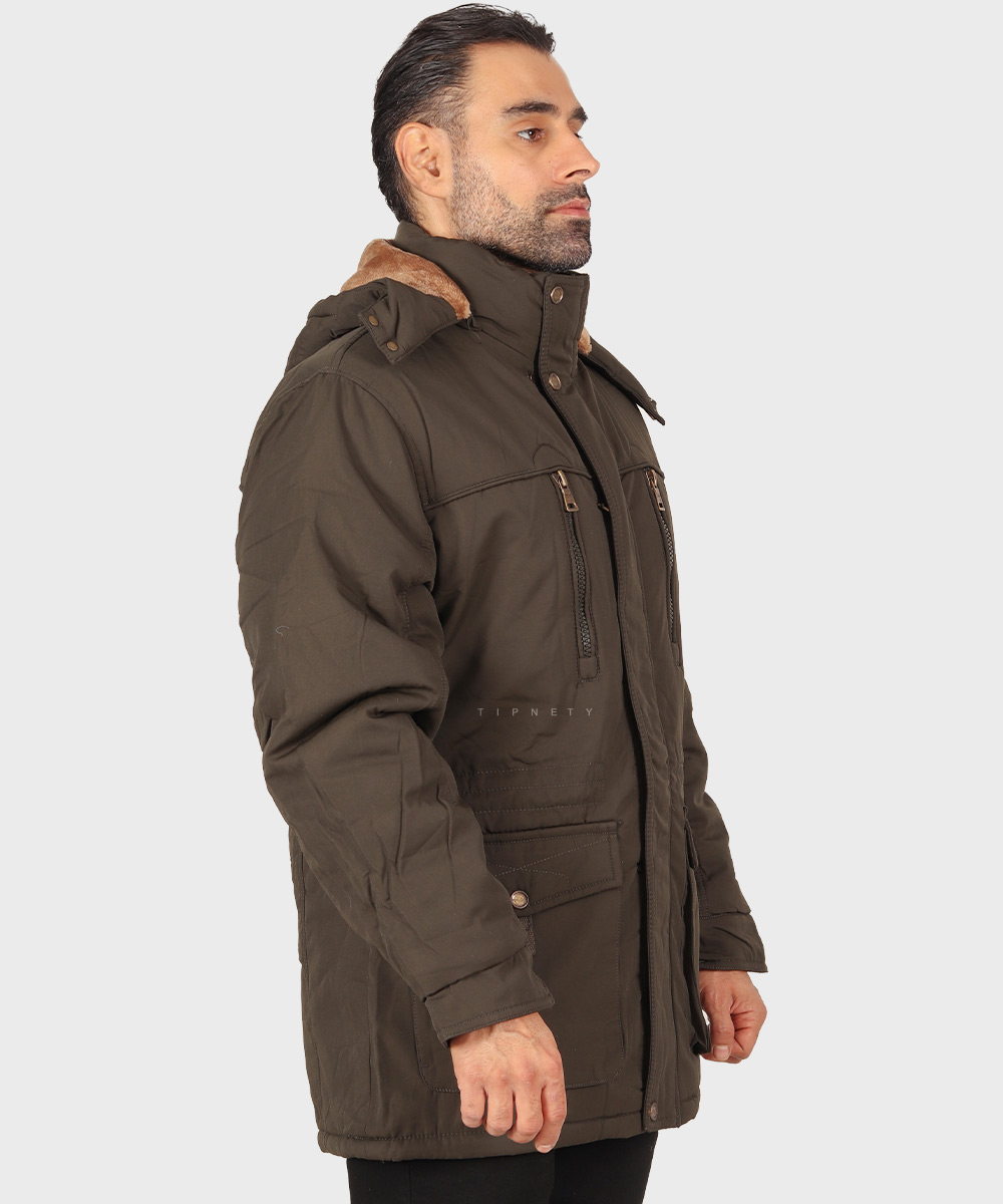                 لجنی شتری مشکی زمستانه کاپشن 1922  - تصویر 21