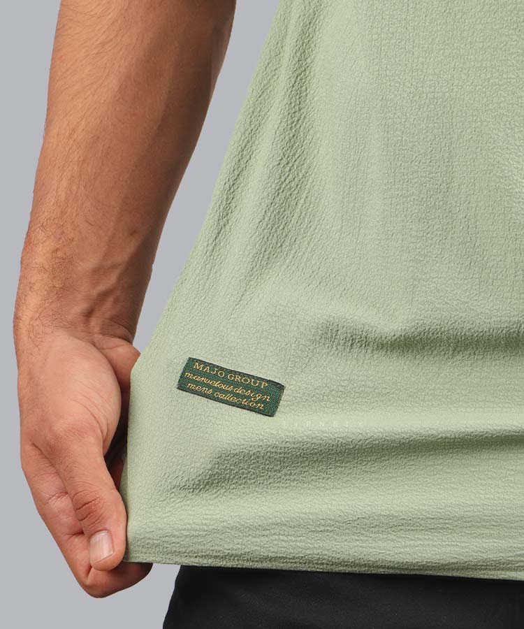                                   تیشرت لش 5245                                                                                                 شتری طوسی روشن دودی کرم سبز تیشرت کوبایی 5245  - تصویر 7