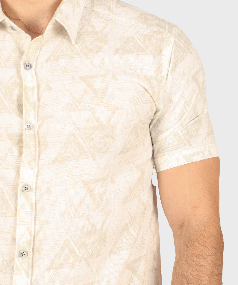 پیراهن مردانه آستین کوتاه طرحدار 0951