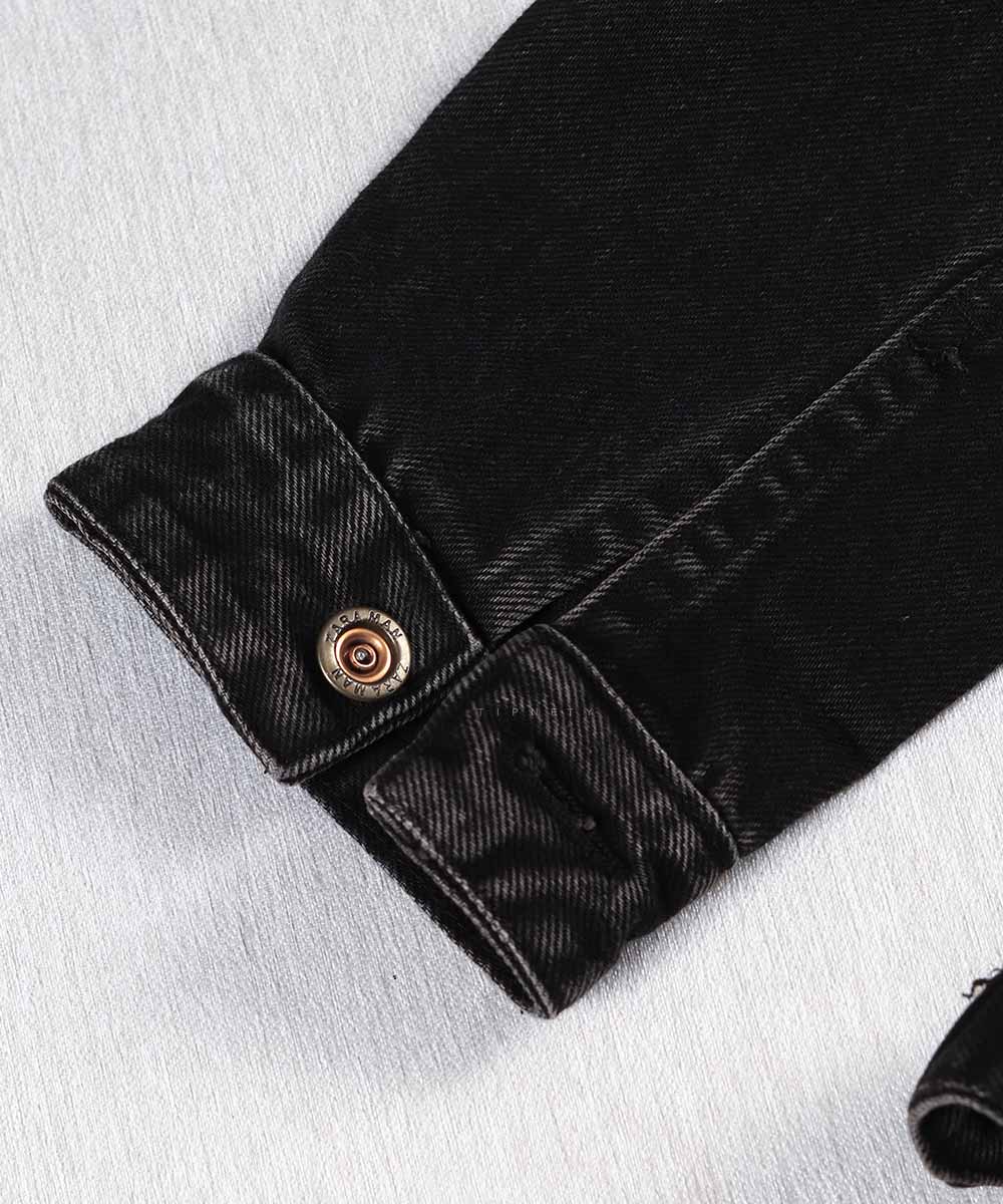                 ذغالی زمستانه کت جین 0264  - تصویر 7