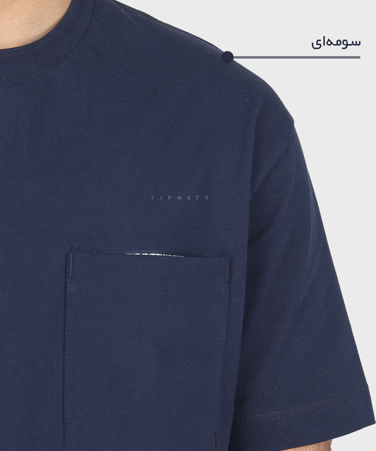                                                                 طوسی سفید سورمه ای مشکی آبی چرک زرشکی روشن سبز آبی تیشرت لش 2530  - تصویر 12