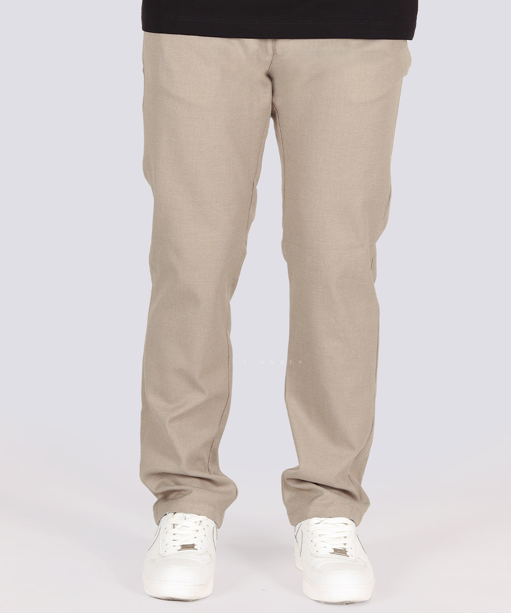                                     ذغالی کرم تیره صدری زیتونی طوسی تیره شلوار پارچه ای اسلش 0140  - تصویر 4