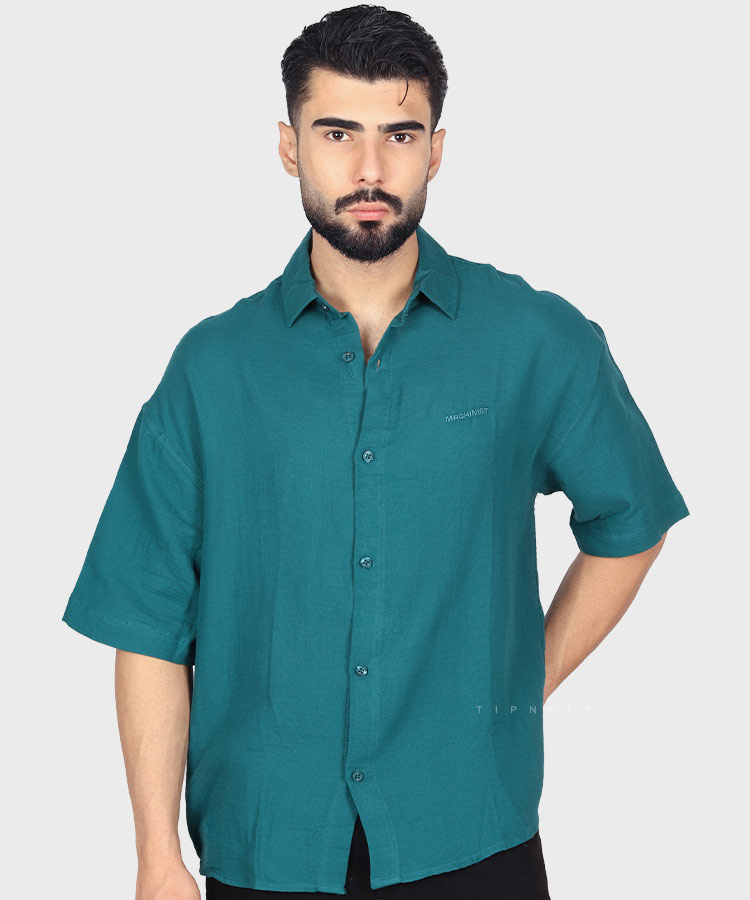                                                                       خاکی آبی قهوه ای کله غازی صدری مشکی پیراهن لش 0623  - تصویر 4