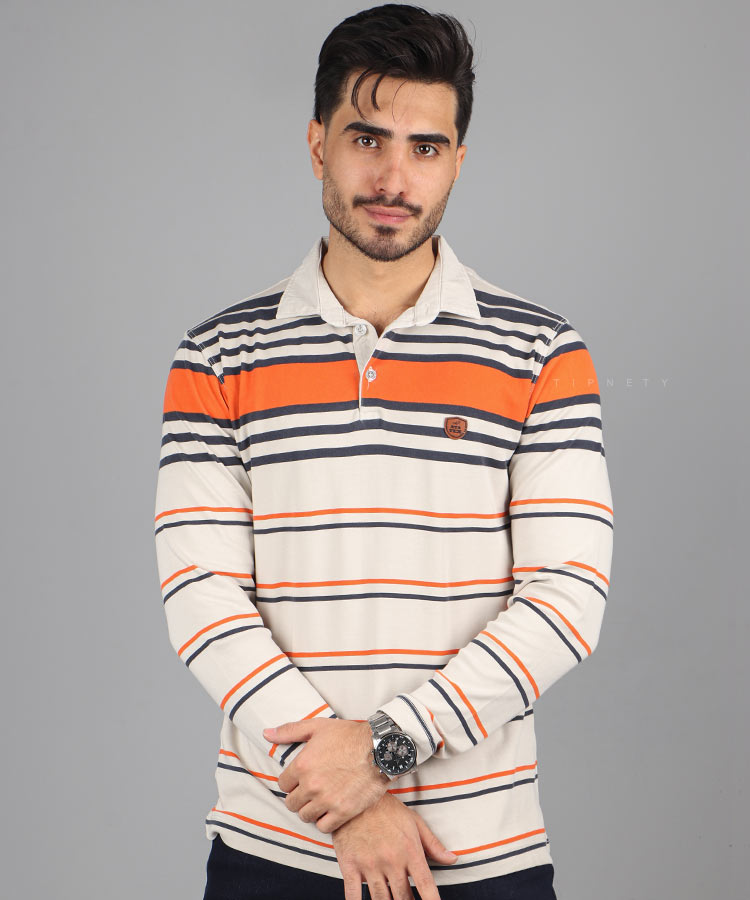                                                                                                                                                           نارنجی آبی سبز قرمز پاییزه تیشرت 1259  - تصویر 3