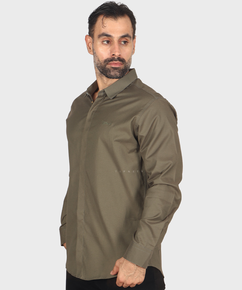                                                         یشمی لجنی یاسی آبی صدری سبز طوسی پیراهن آستین بلند فیت 0364  - تصویر 9