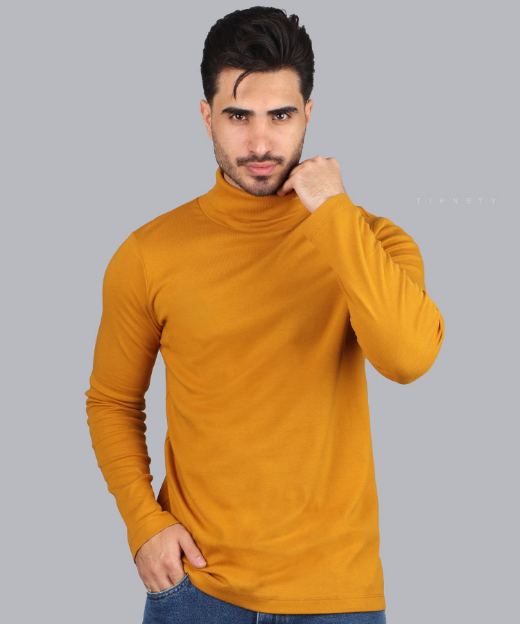 یقه اسکی مردانه ساده 6184