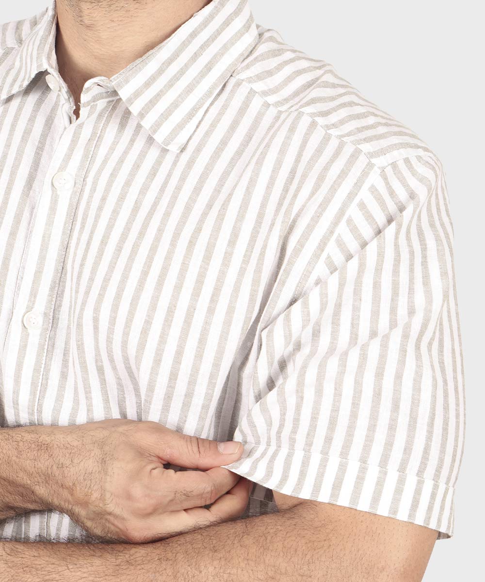         زیتونی پیراهن آستین کوتاه فیت 4040  - تصویر 12