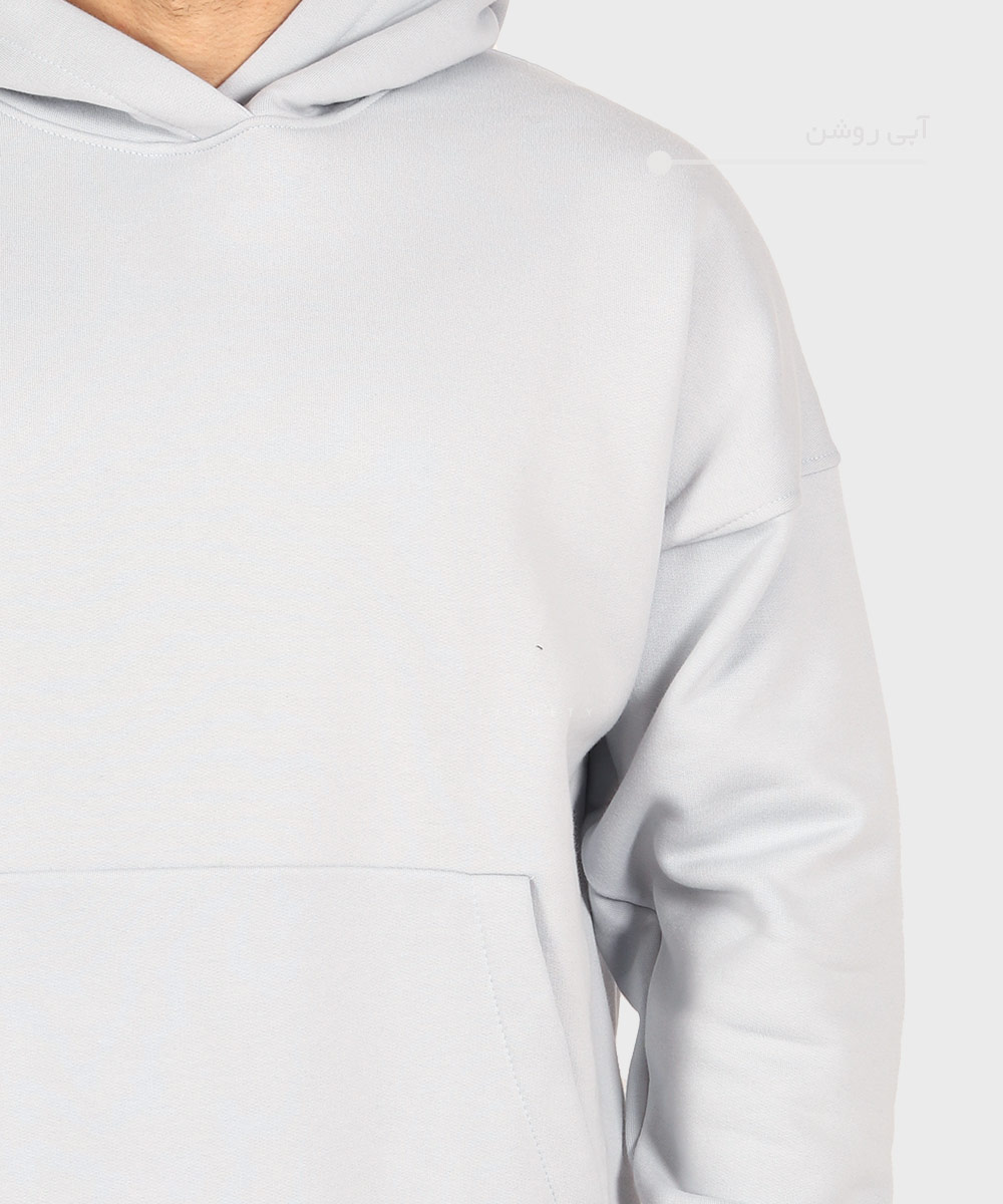                                 شیری کاربنی طوسی تیره آبی روشن مشکی زرشکی صدری سبز سورمه ای پسته ای پاییزه هودی 1784  - تصویر 16