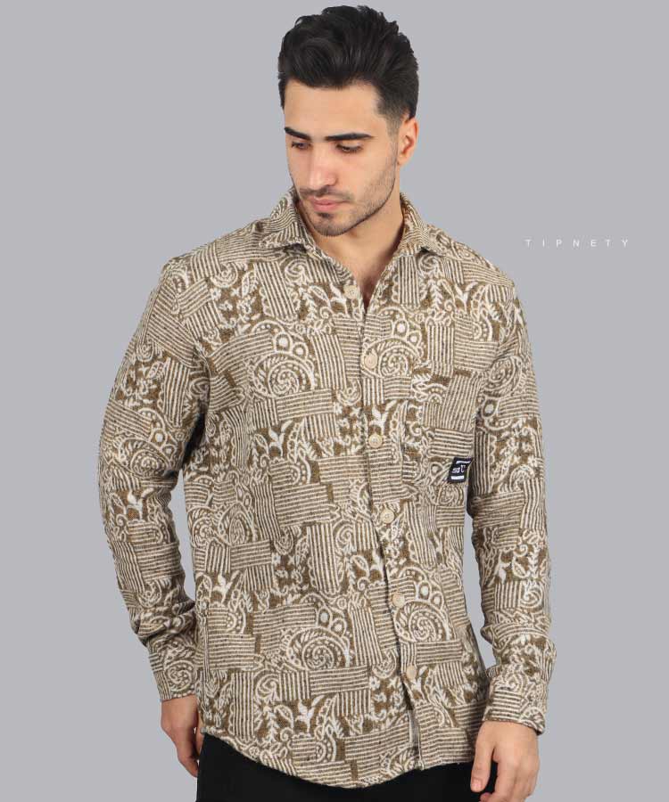                                                                                 مشکی طوسی حنایی پاییزه پیراهن 0739  - تصویر 3